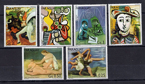 Парагвай, 1981,Живопись Пикассо, 6 марок